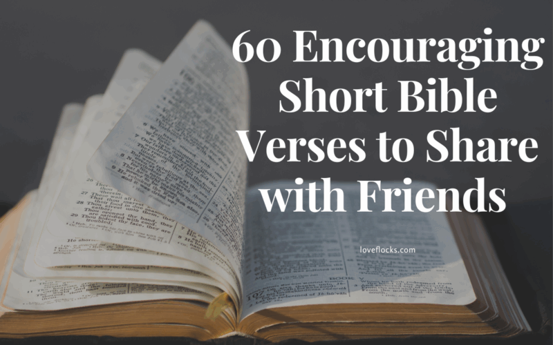 Short Bible Verses to Share with Friends