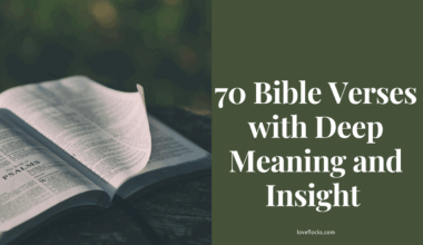 70 Bible Verses with Deep Meaning and Insight
