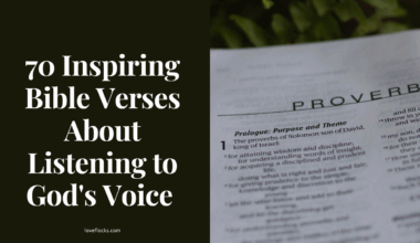 70 Inspiring Bible Verses About Listening to God's Voice