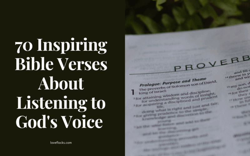 70 Inspiring Bible Verses About Listening to God's Voice