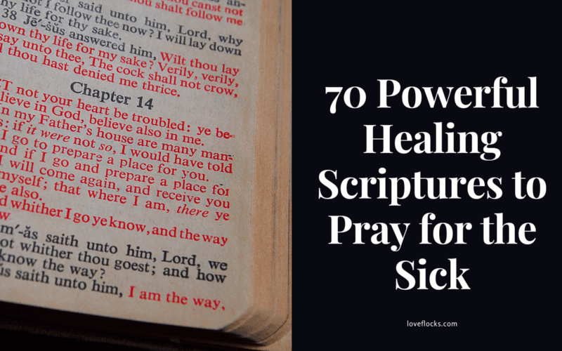 Healing Scriptures to Pray for the Sick