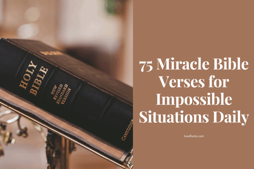  Bible Verses for Impossible Situations Daily