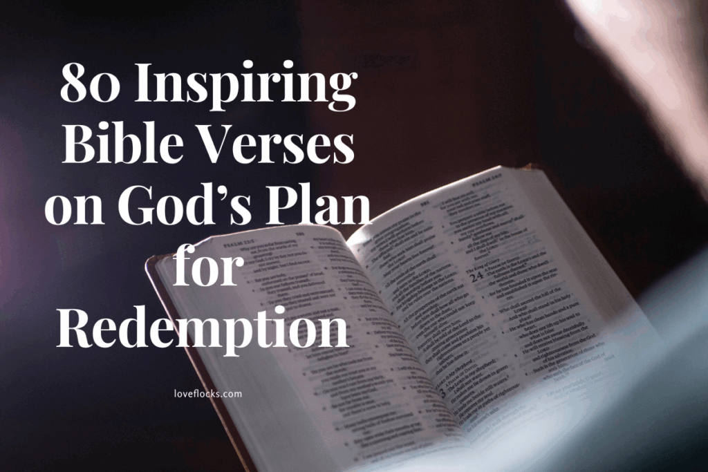 Bible Verses on God’s Plan for Redemption