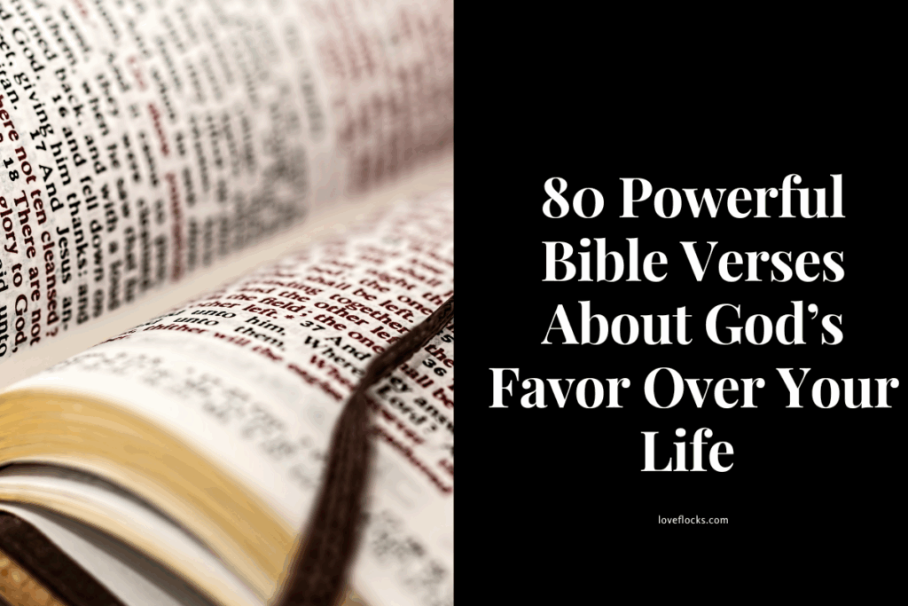 80 Powerful Bible Verses About God’s Favor Over Your Life 