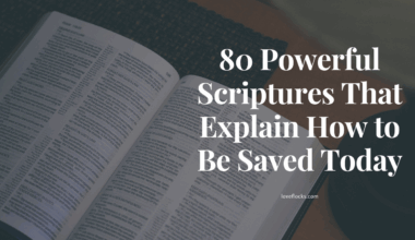 Scriptures That Explain How to Be Saved Today