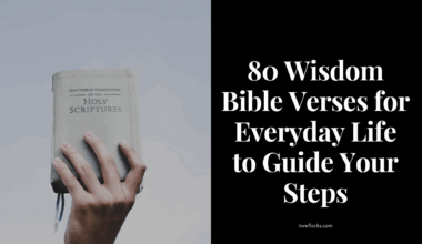 80 Wisdom Bible Verses for Everyday Life to Guide Your Steps