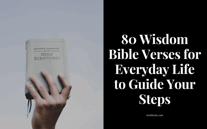 80 Wisdom Bible Verses for Everyday Life to Guide Your Steps