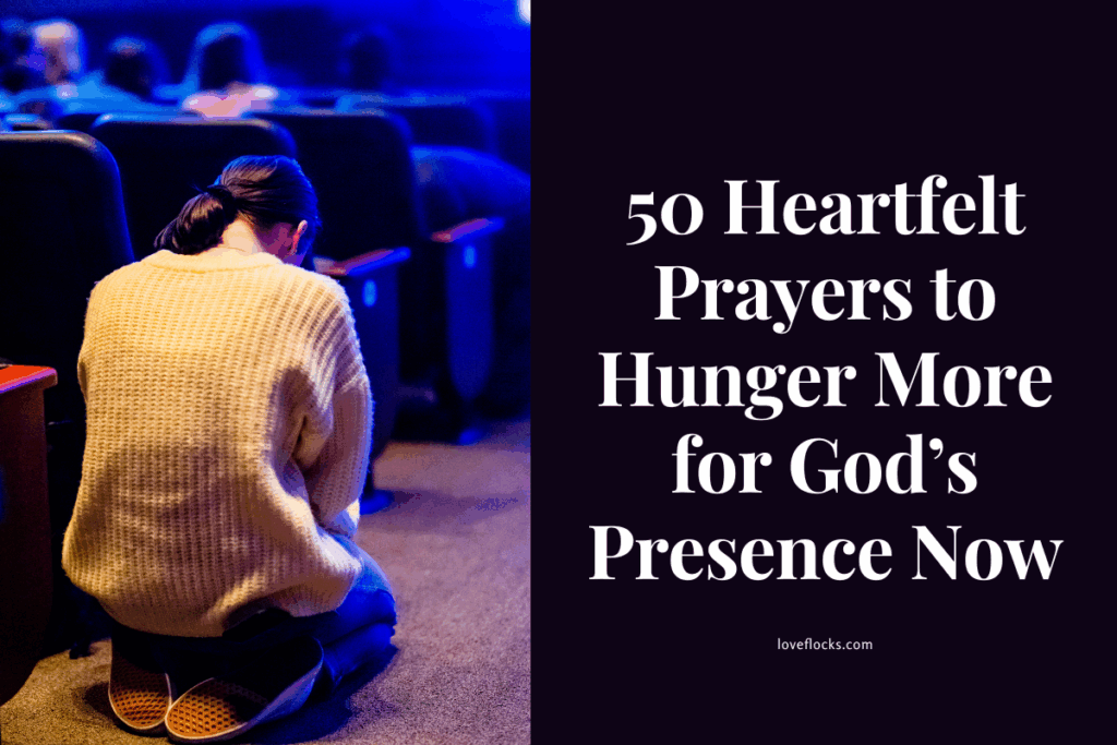 A believer kneeling in quiet longing, seeking the presence of God