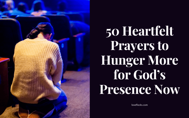 A believer kneeling in quiet longing, seeking the presence of God