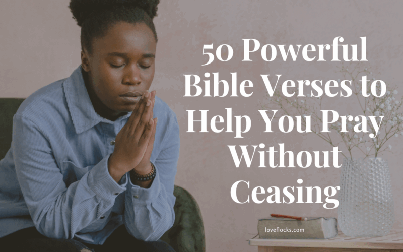 A believer quietly praying