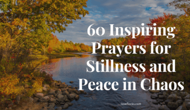 A peaceful river flowing through a stormy landscape, symbolizing God’s peace in the middle of chaos.