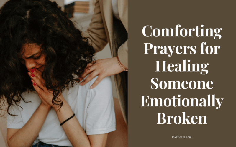 A quiet moment of emotional healing through prayer and spiritual comfort