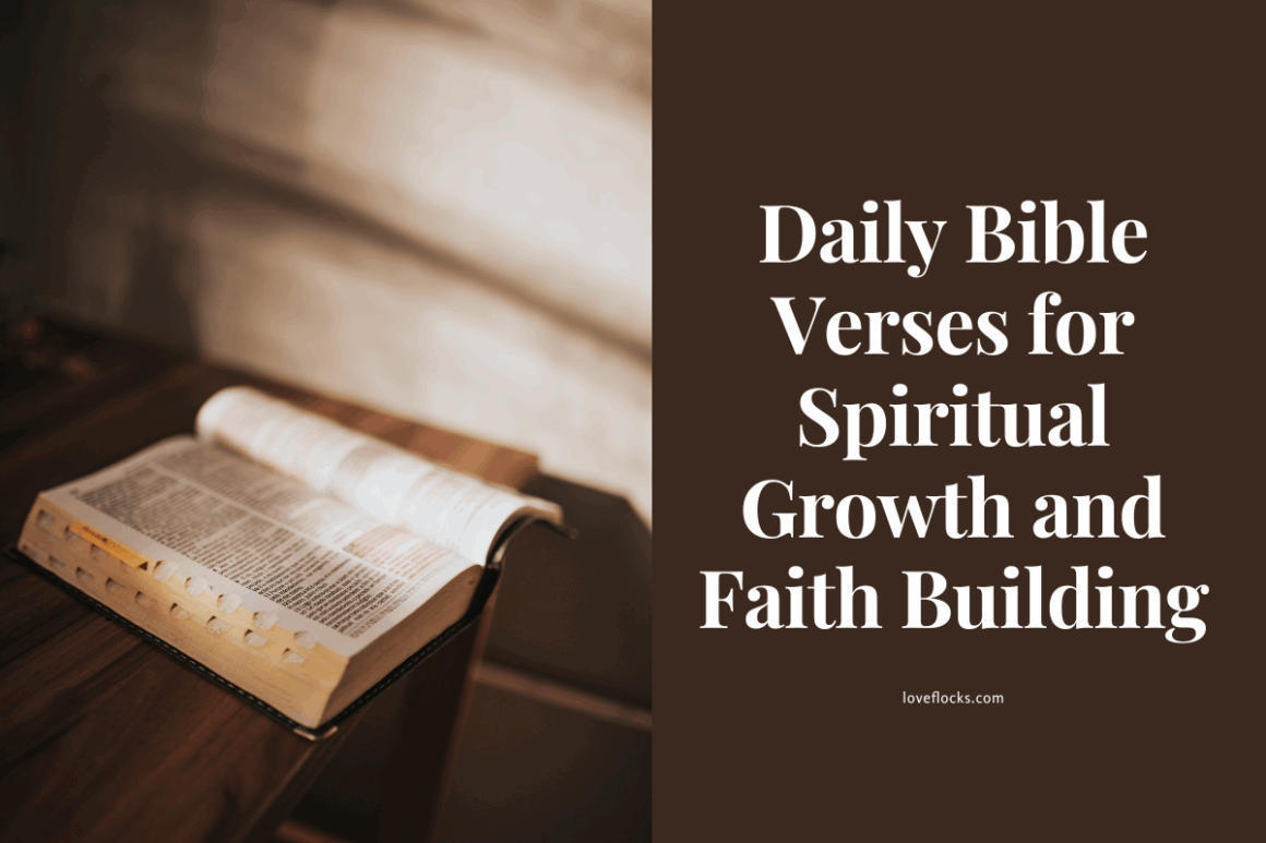 Daily Bible Verses For Spiritual Growth And Faith Building