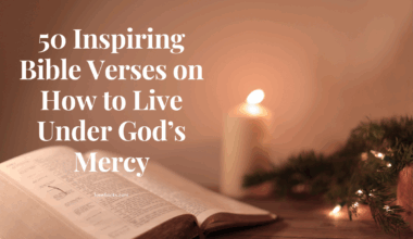 An open Bible resting beside a lit candle, with rays of morning light streaming over the pages