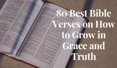 A person reading the Bible at sunrise, symbolizing daily growth in grace and truth