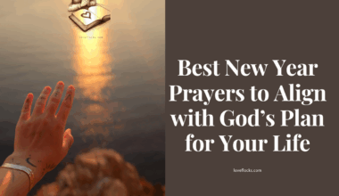 A person praying at sunrise, symbolizing surrender and alignment with God’s plan for the new year.