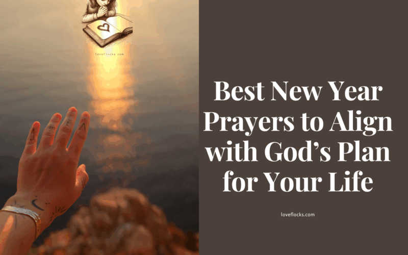 A person praying at sunrise, symbolizing surrender and alignment with God’s plan for the new year.