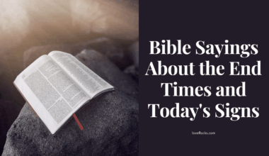 Bible Sayings About the End Times and Today's Signs