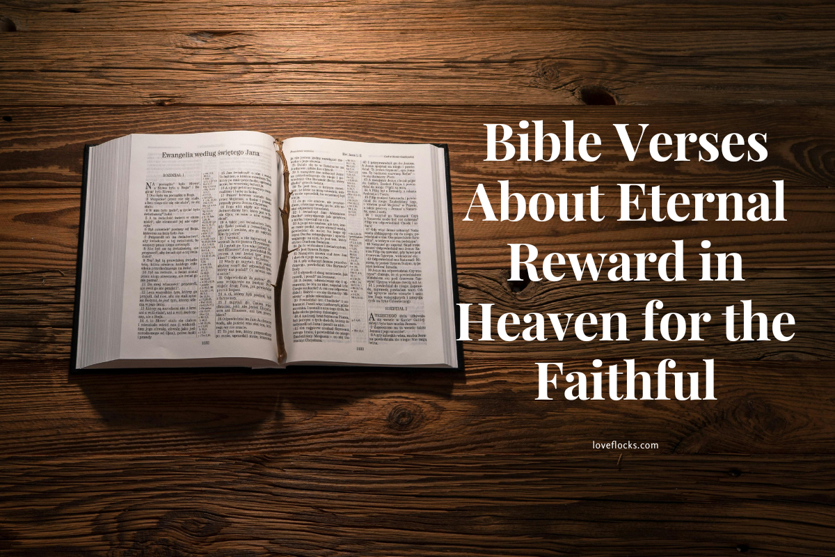 Suffering On Earth Rewards In Heaven Verse loveflocks.com