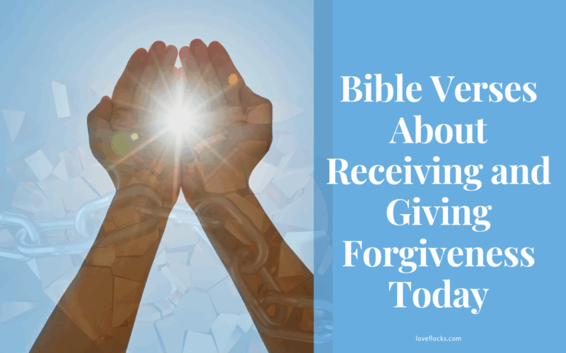 Bible Verses About Receiving and Giving Forgiveness Today