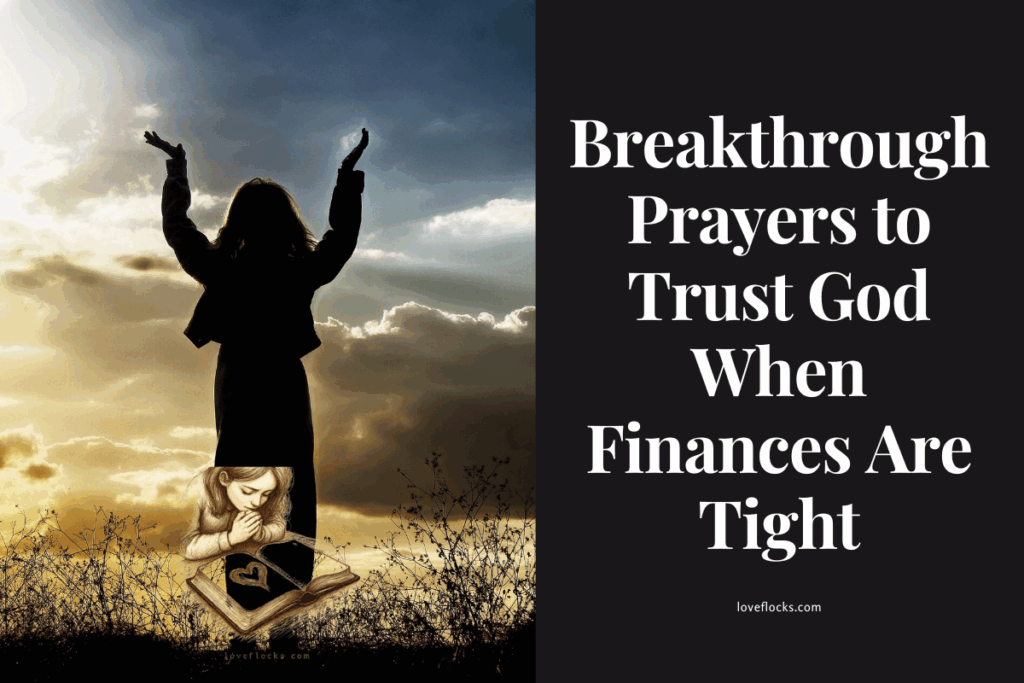 A believer praying with hands lifted