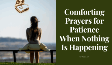 A girl sitting alone and saying prayers