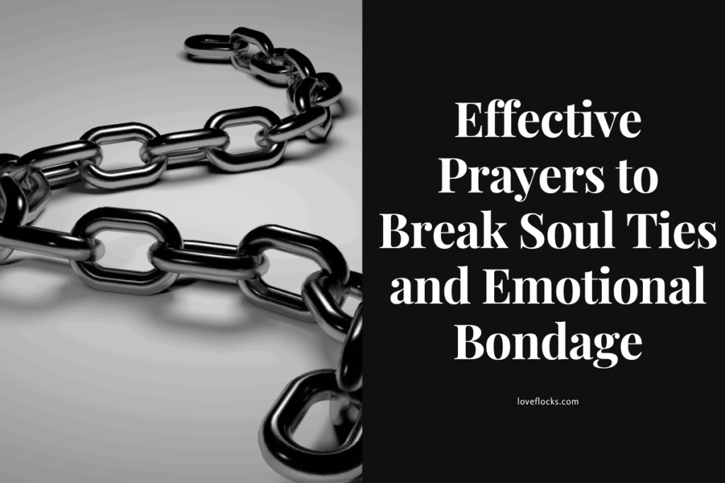 A broken chain falling away