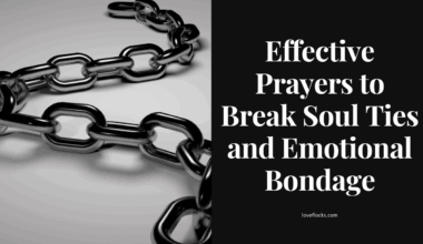 A broken chain falling away