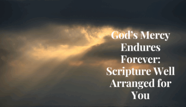 A sunrise breaking through dark clouds, symbolizing unending mercy