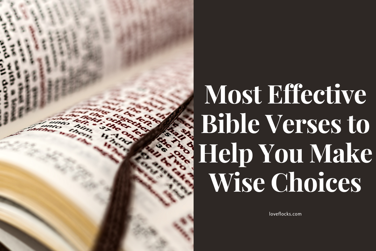 Most Effective Bible Verses To Help You Make Wise Choices