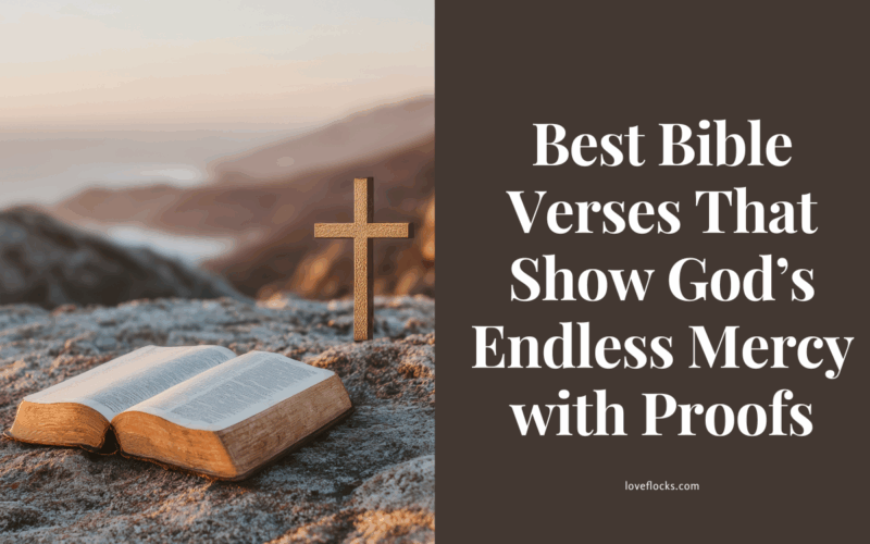 “Open Bible with light shining on verses about God’s endless mercy and compassion”