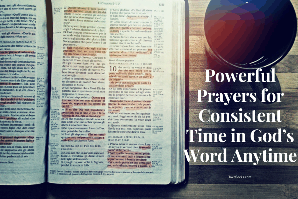 An open Bible beside a lit candle and a cup of coffee,