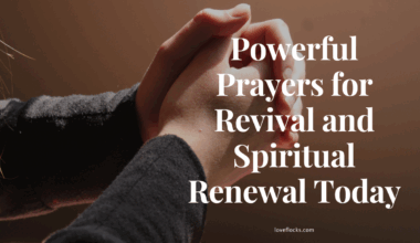 Powerful Prayers for Revival and Spiritual Renewal Today
