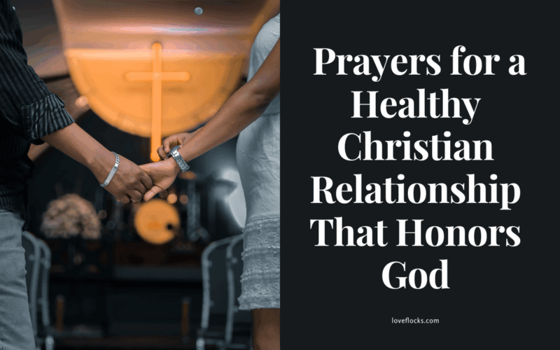 A young Christian couple praying together while holding hand