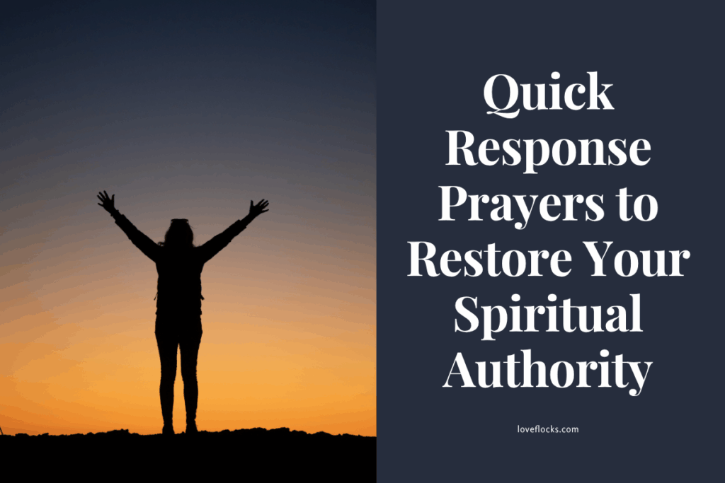 A believer standing boldly with lifted hands