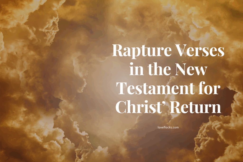 Rapture Verses in the New Testament for Christ’ Return