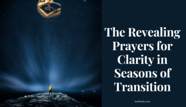A believer standing at a mountain in prayer, light from heaven shining on earth.