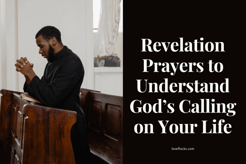 young man kneeling in prayer at sunrise, seeking clarity on God’s calling and life direction