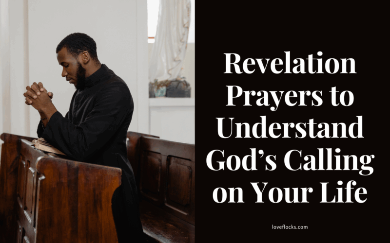 young man kneeling in prayer at sunrise, seeking clarity on God’s calling and life direction