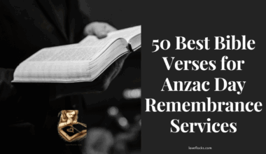 50 Best Bible Verses for Anzac Day Remembrance Services