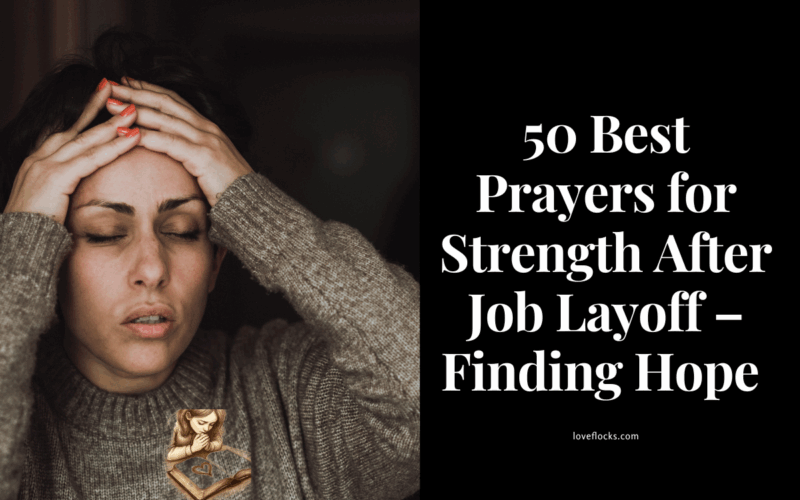 Her hands on her head after receiving a layoff letter