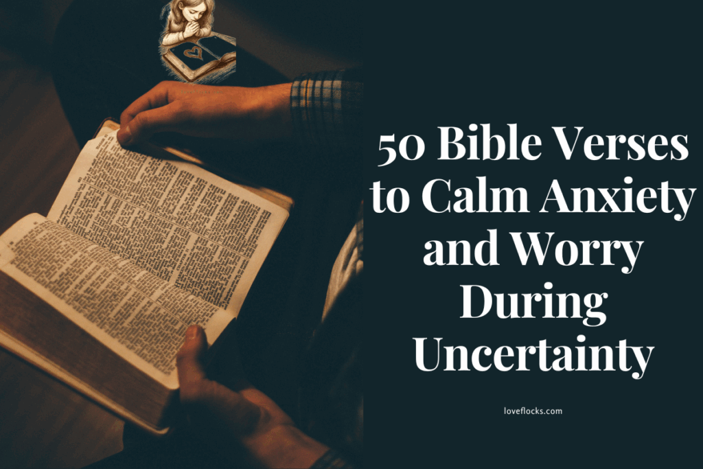 50 Bible Verses to Calm Anxiety and Worry During Uncertainty