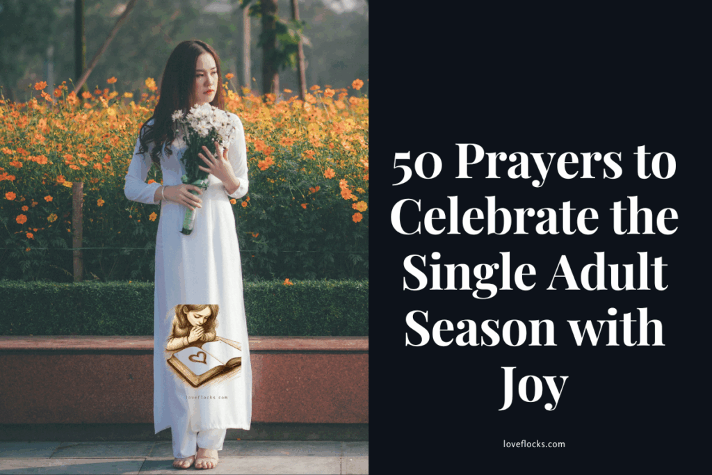 A lady in her adulthood is still single but celebrates herself with flowers.