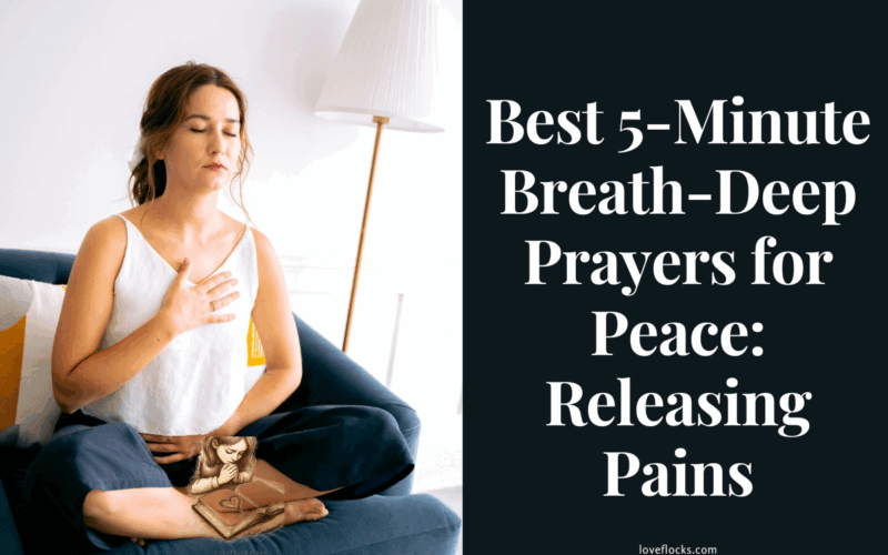 A lady put her right hand on her chest releasing hurts and enjoying peace.
