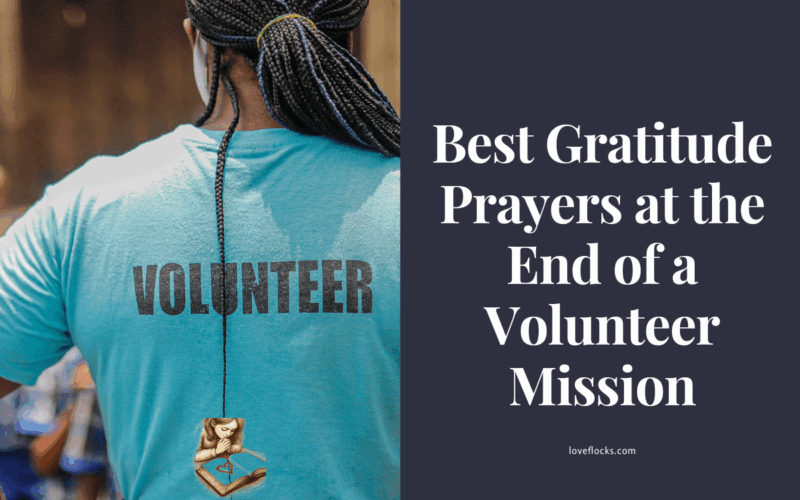 A lady standing on duty at a volunteer mission.