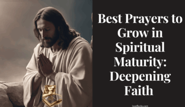 An image of Jesus on the mount, representing the necessity of prayer, showing him praying on the mount.