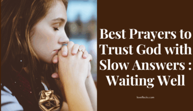 A lady patiently waiting on God in silent prayers.