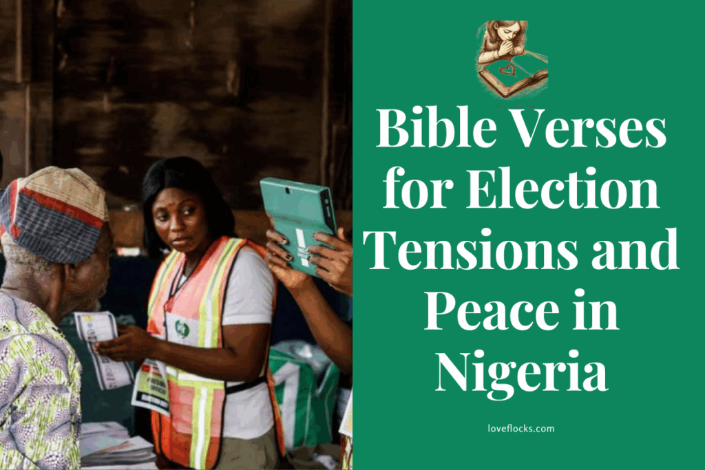 Bible Verses for Election Tensions and Peace in Nigeria