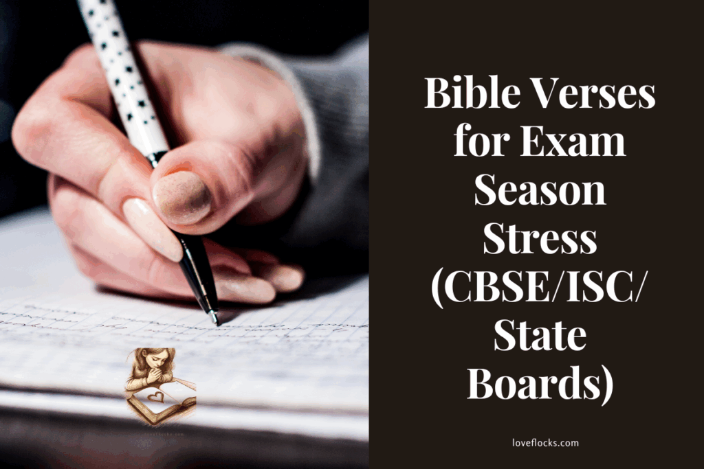 Bible Verses for Exam Season Stress (CBSE/ISC/State Boards)