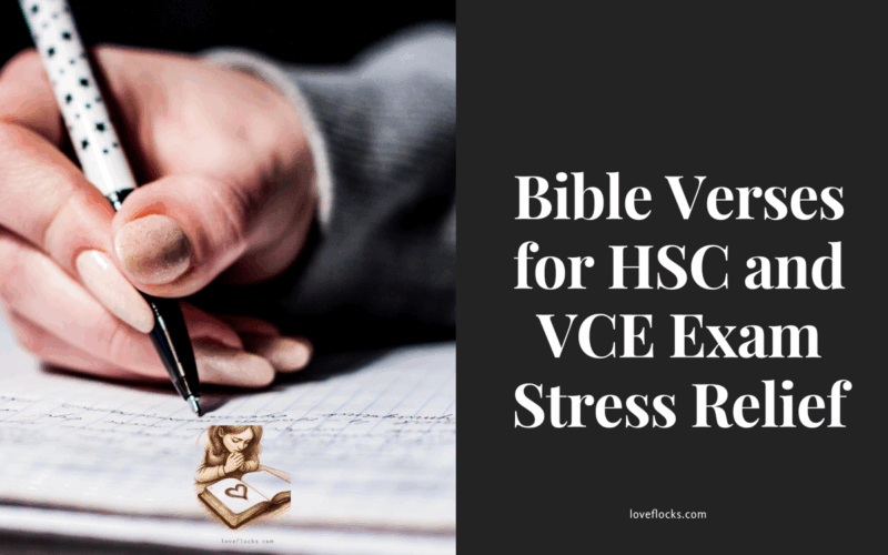 Bible Verses for HSC and VCE Exam Stress Relief